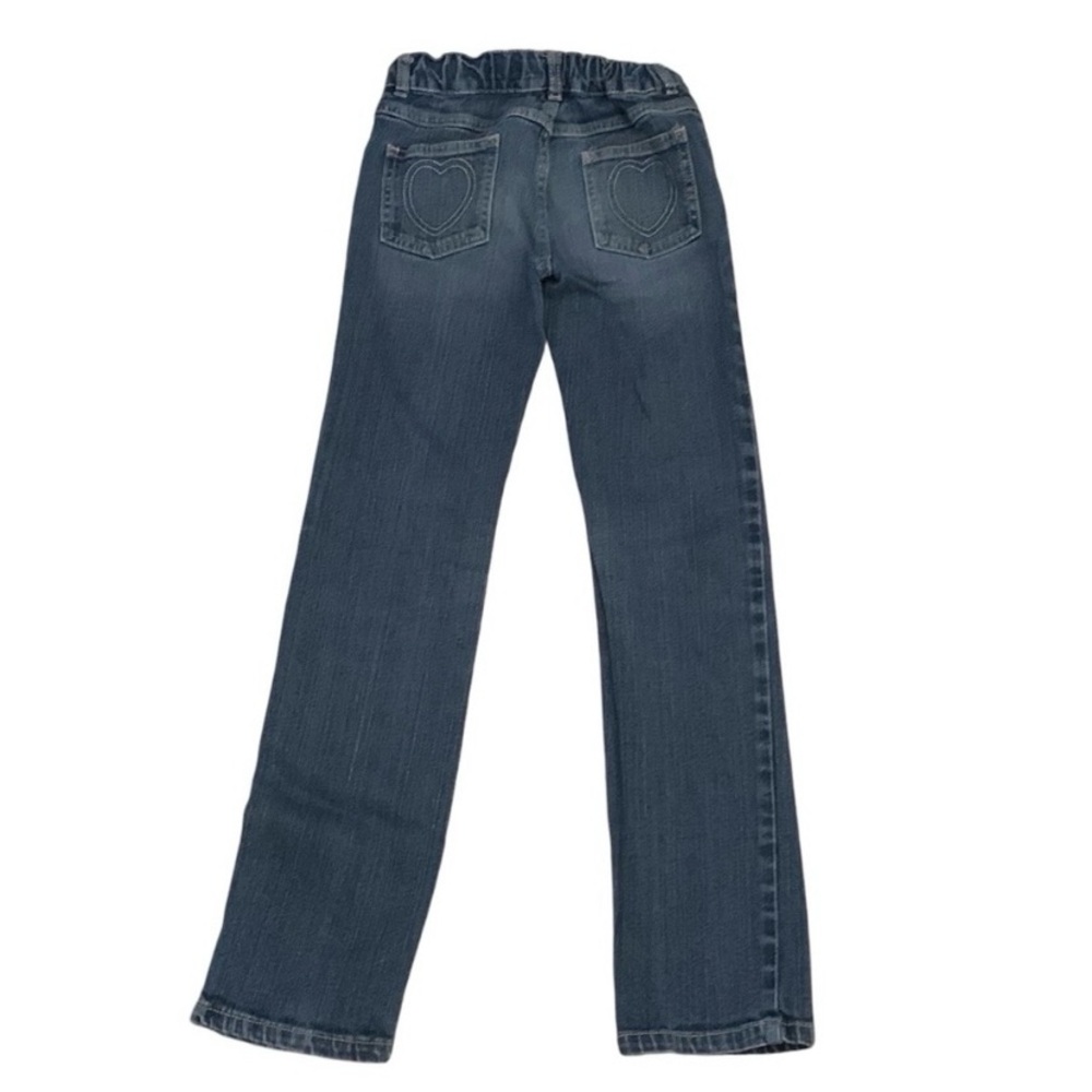 Gymboree Heart Pocket Blue Jeans Size 10 Adjustable Waist. J - Picture 4 of 9